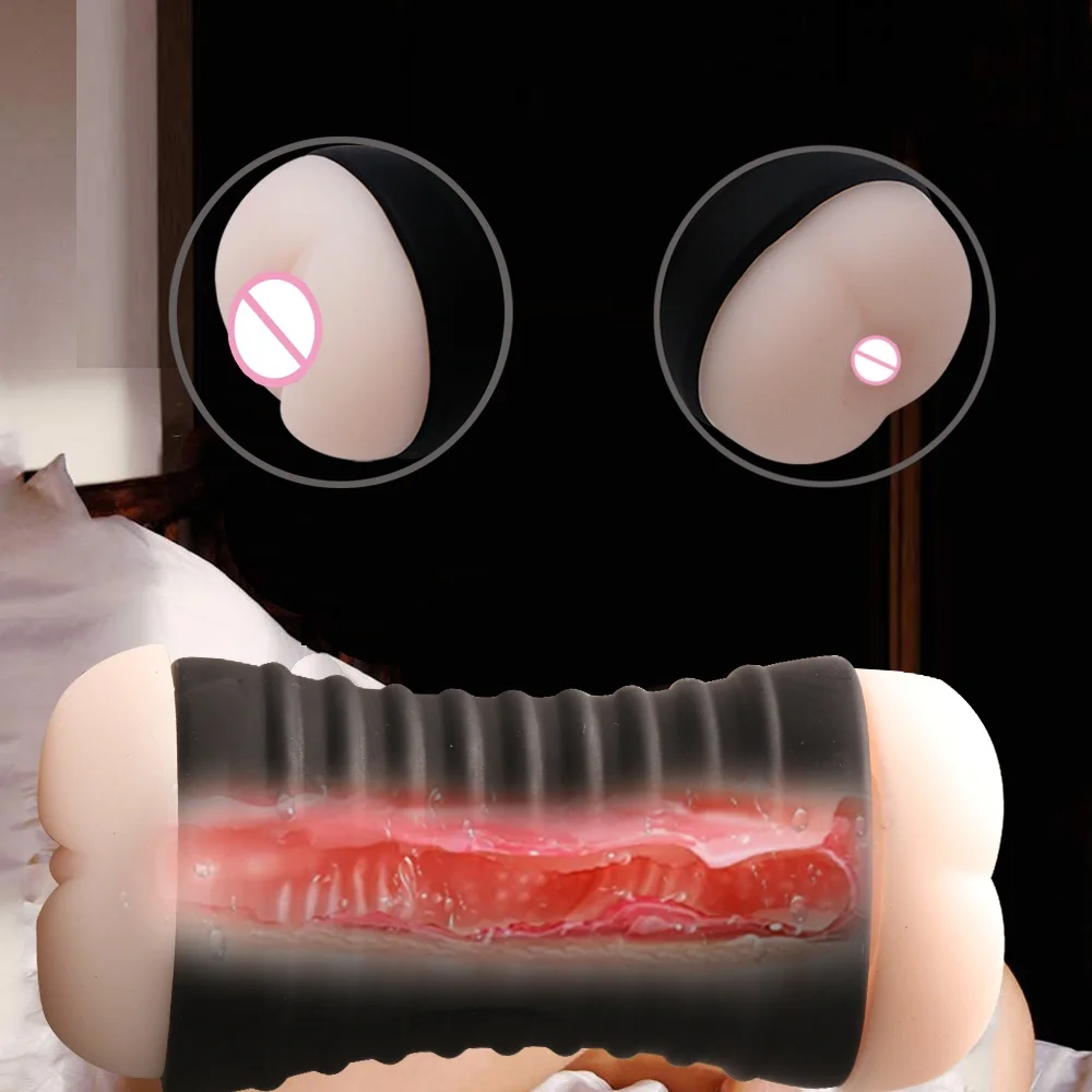 ثقب مزدوج برأس من خلال كوب الطائرة مهبل مزيف شرجي اهتزاز ذكر جهاز استمناء اسم الطالب الجنس الكبار #1