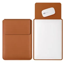 Laptop Bag, 13/13.3/14/15/15.4/15.6/16 Inch, Notebook Computer Mouse Pad, Pu Leather Bladder Bag, Computer Bag Accessories