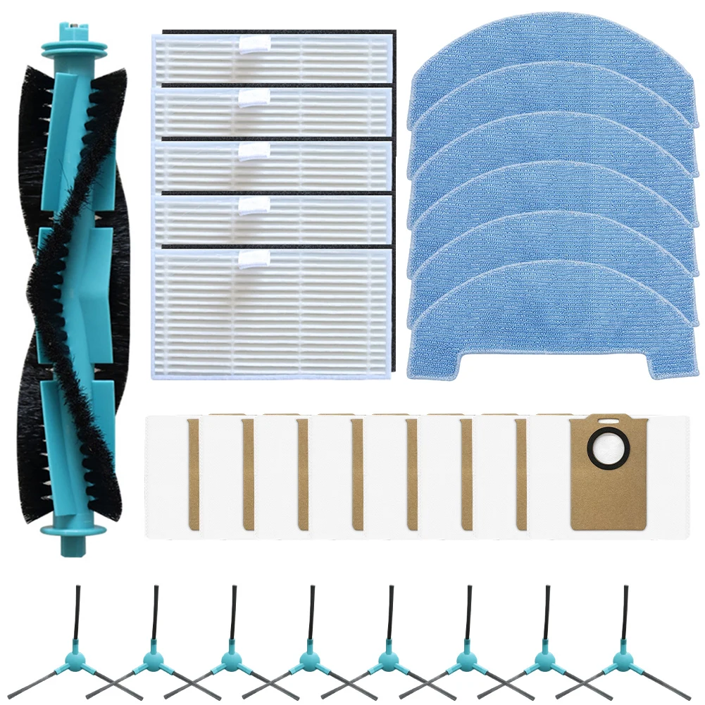 Replacement Accessory Set For Ultenic T20Pro For T10-Lite Choice S3 R3Plus Robot Vacuums Including Brushes Filters