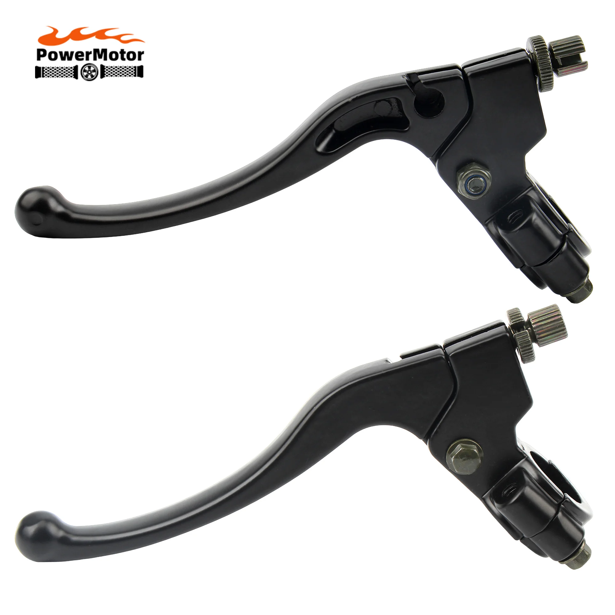 Universal 1 Paar Motorrad Links Rechts Lenker Bremse Kupplung Hebel Für ATV Dirt Bike Roller Motocross Modifikation Großhandel
