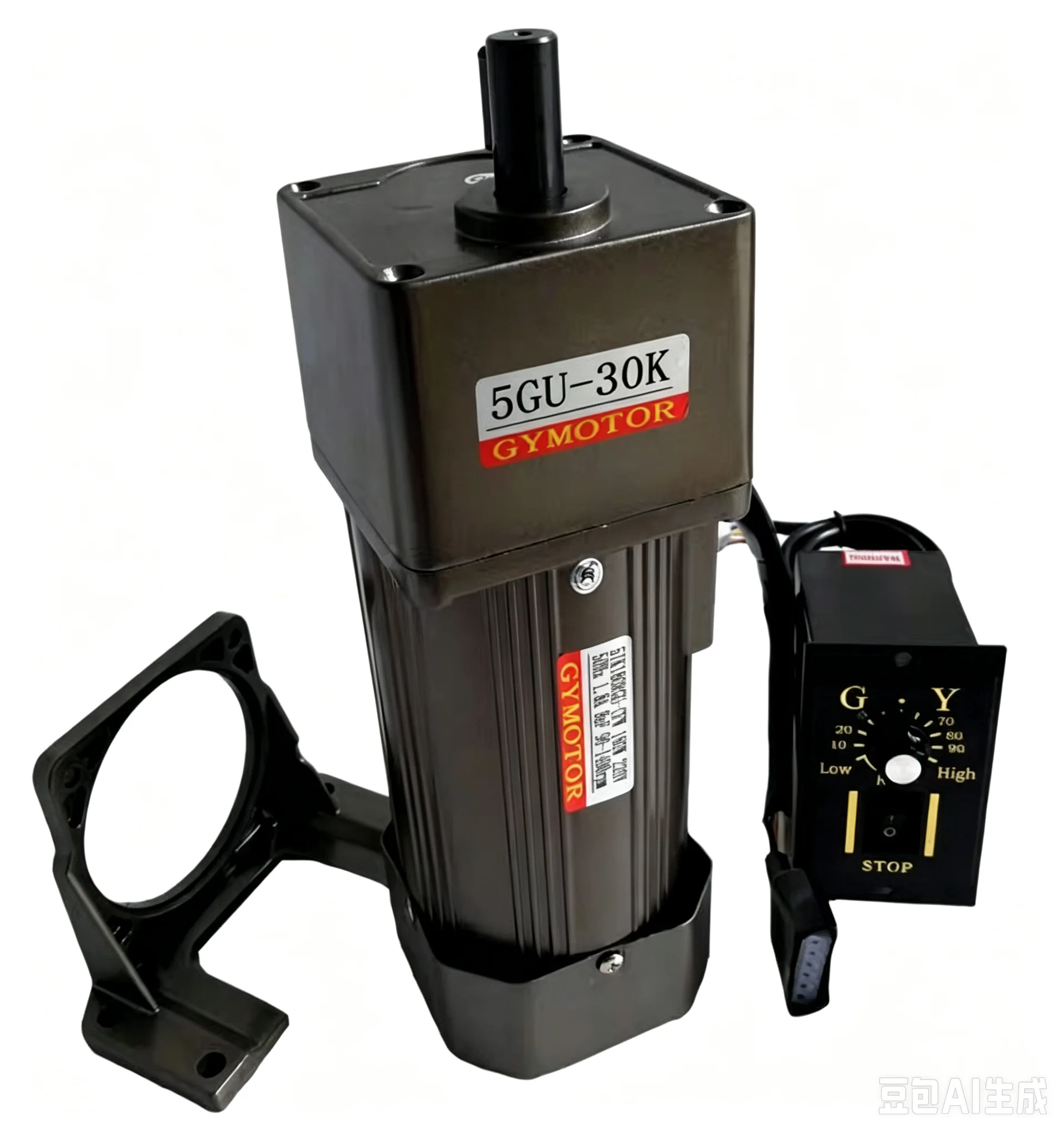 AC 110V Single Phase 180W Variabale/Adjustable-Speed AC Gear Motor Shaft Diameter 12mm/15mm 5GU Gearbox