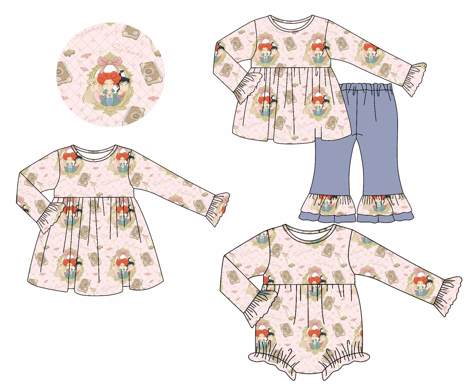 Girls Halloween Bou…