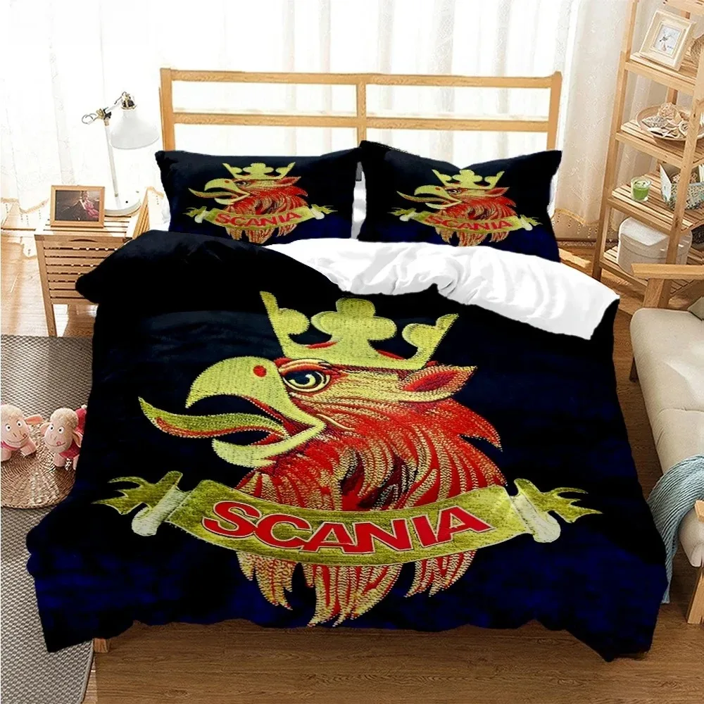 3d Print S-SCANIA Truck Duvet Cover Comforter Bedding sets Soft Quilt Cover and Pillowcases for Teens Single_Double_Queen_King