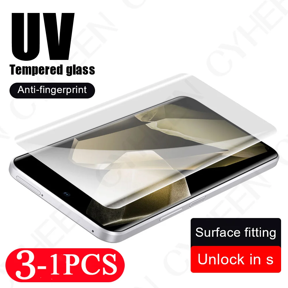 3/2/1 Pcs Screen Protector for Oneplus 13 Pro 12 11 UV Tempered Glass Smartphone 10 9 7T Full Cover Protective Film Ace 3 2 Pro