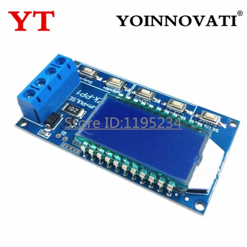 1 قطعة ZK-PP1 مولد إشارة مربع موجة 1-قناة 1 هرتز-150 كيلو هرتز وضع مزدوج LCD PWM نبض تردد واجب دورة قابل للتعديل وحدة