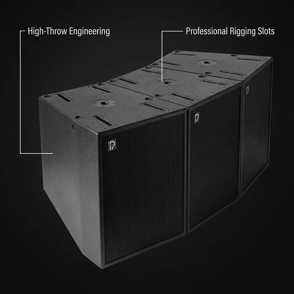 I.E.voice OEM/ODM 12-inch Stacked High Flux Neodymium Coaxial Speaker With Hi-Res Audio Birch Plywood Shell For Luxury Bar Use