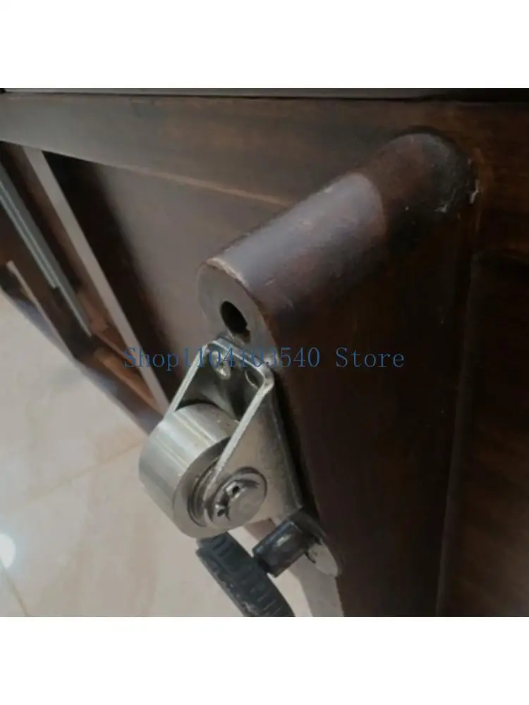 02DC Top-Mount Rope Pulley with Four-Hole Plate and Single Grooved Wheel for Fixed Warehouse and Factory Routing Setups