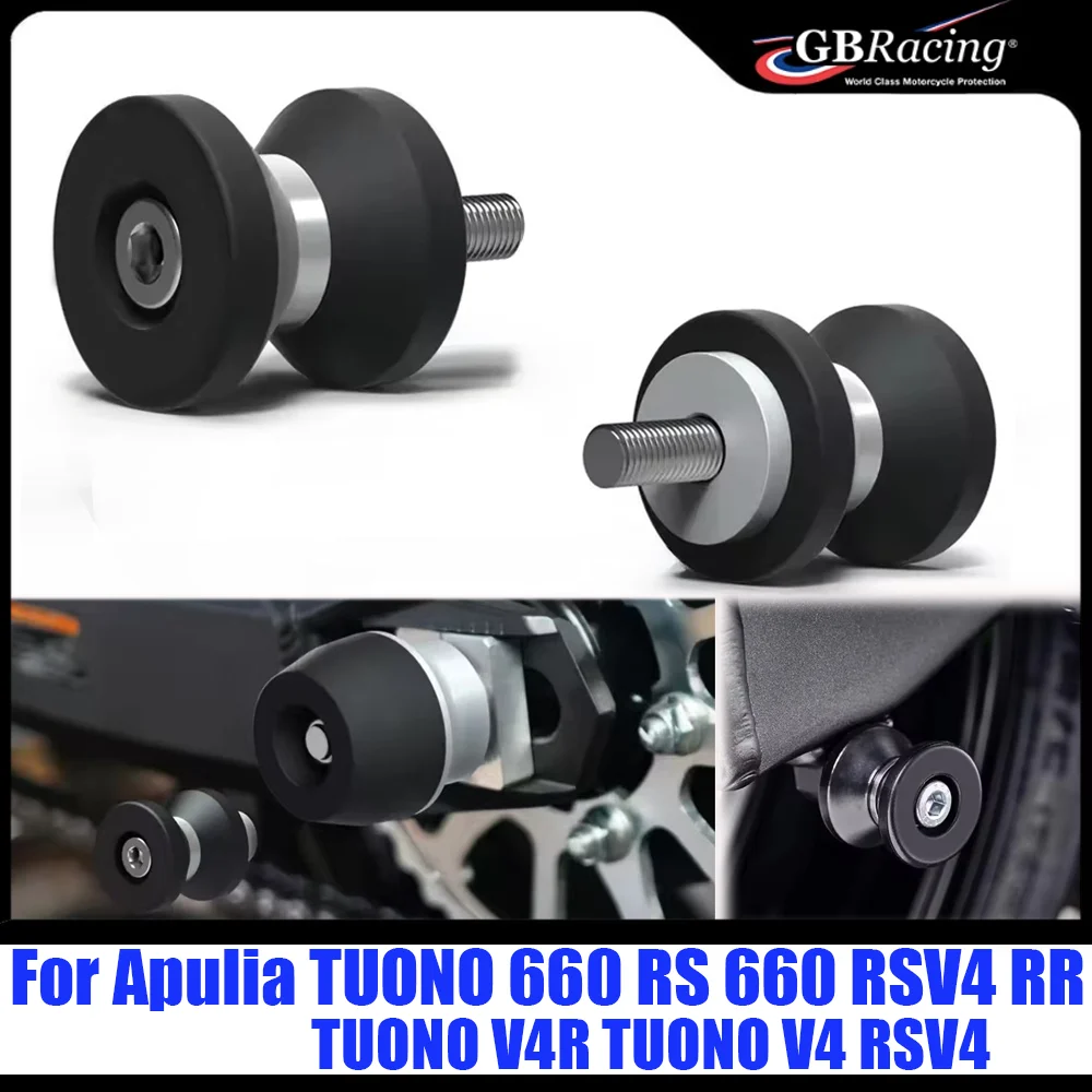 

For APRILIA TUONO 660 RS 660 RSV4 RR TUONO V4R TUONO V4 RSV4 Motorcycle Swingarm Spools Stand Screws Aluminum Accessories