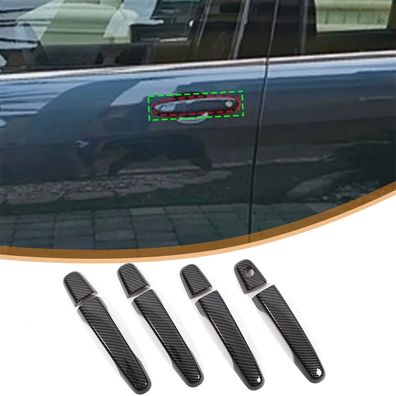 

For Pontiac G8 2008-2009 Automotive External Handle Cover ABS Carbon Fiber Pattern