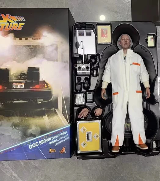 

HotToys HT MMS610 1/6 Collectible Toys Dr. Emmett Back To The Future Men Soldier Full Set 12'' Action Figure Model Fans Gifts