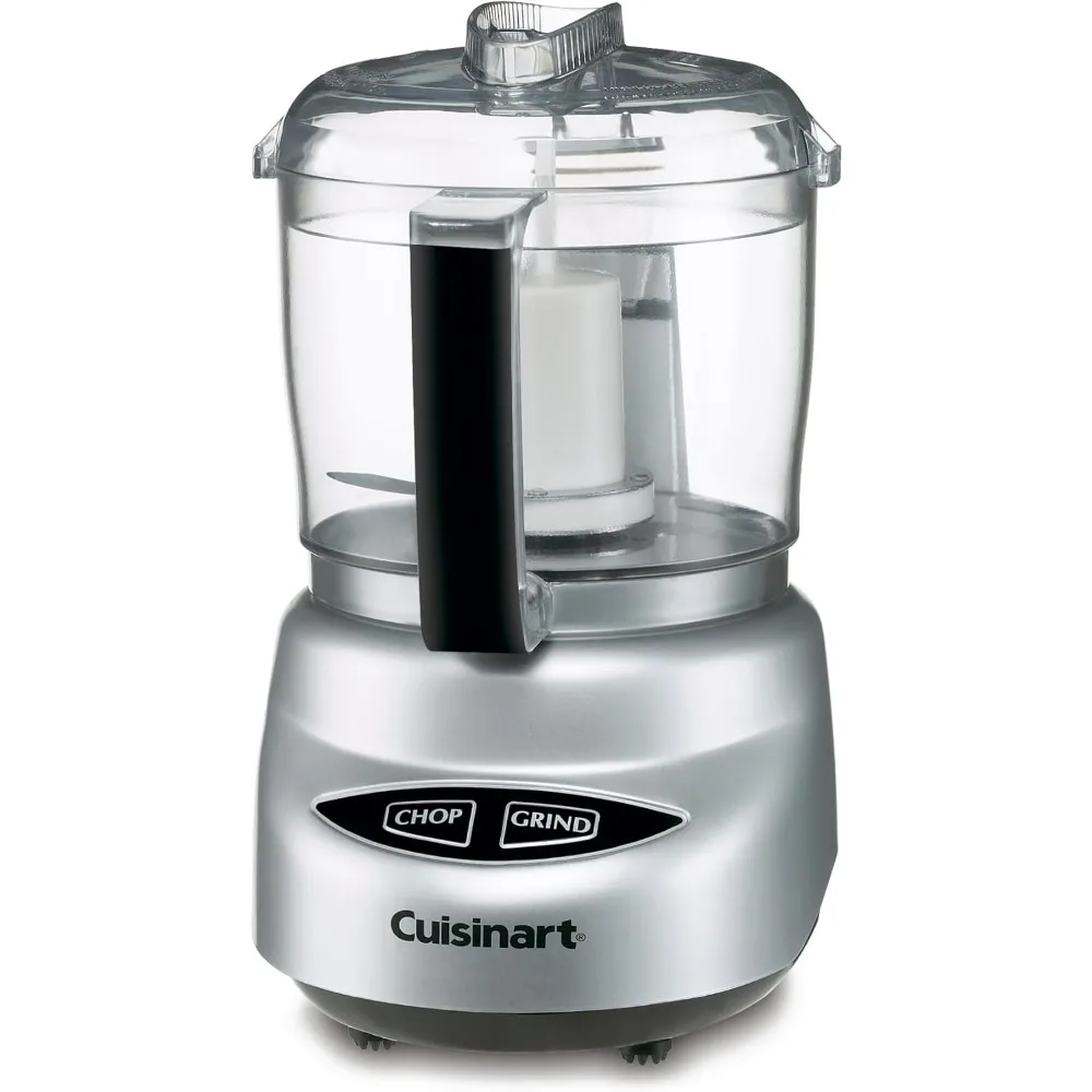 

Mini Food Processor, 24-Ounce Capacity for Chopping Herbs, Vegetables, Hard Cheese with Reversible Stainless Steel Blade