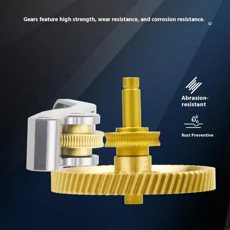 

Upgraded Extruder Steel Gear For Mini Printers Nanocoating Hardened Tool Steel Extruder Gears Replacement F19E