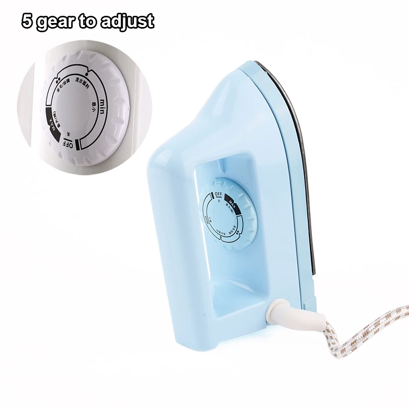 JIQI Mini Portable Electric Irons Craft Hot Fix Rhinestone Iron Clothes Garment Flatiron Travel Dry Ironing Machine Baseplate EU