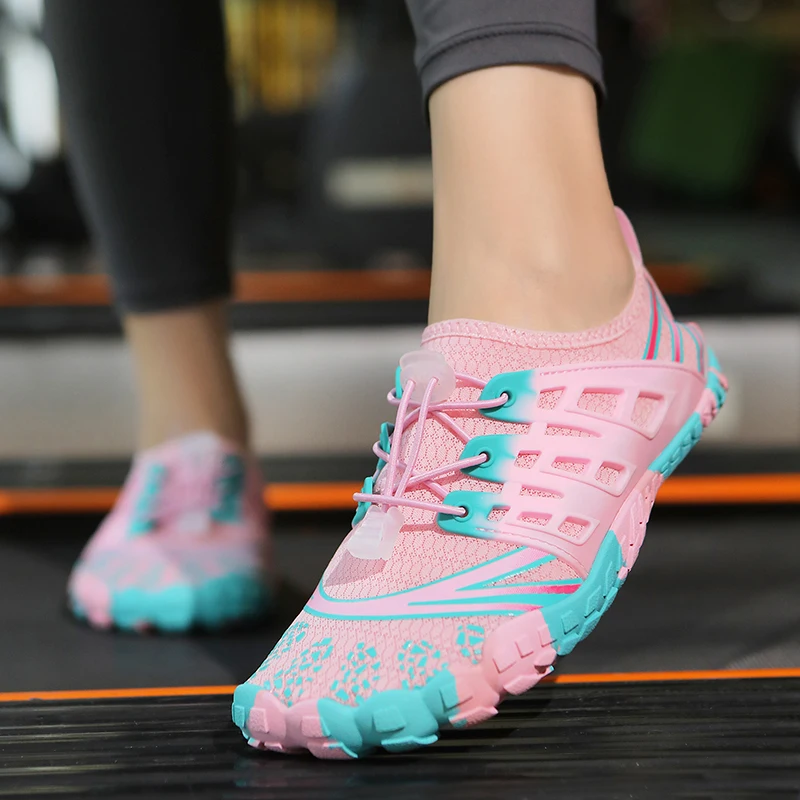 Buty do wody Aqua Shoes Barefoot Beach dla dorosłych, do ćwiczeń na siłowni, treningu na świeżym powietrzu, unisex, szybkoschnące, oddychające sneakersy do pływania, nowe.