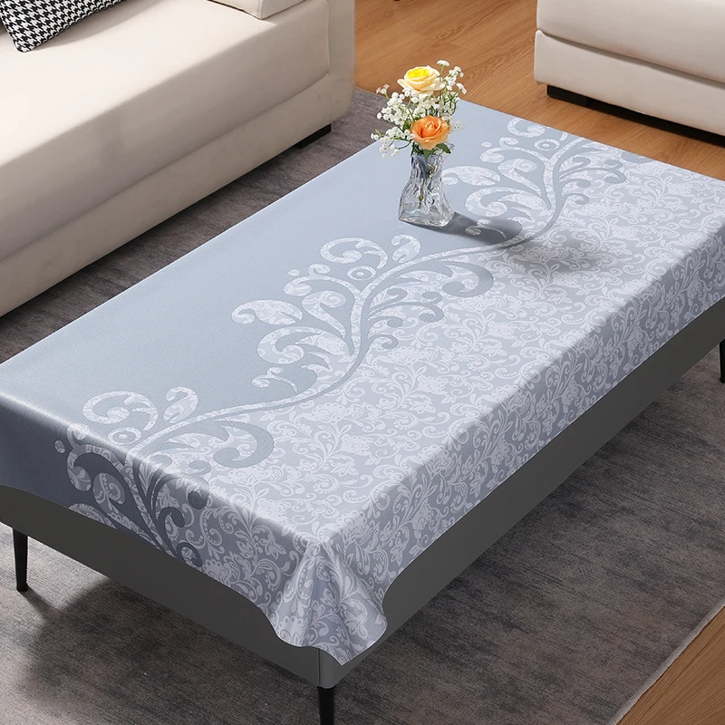 

Водонепроницаемая скатерть, устойчивая к маслам и пятнам, роскошная, современная, для дома, гостиной, обеденного стола, чайного столика, простая в уходе.
