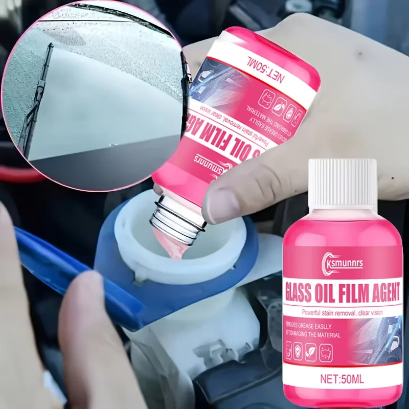 Automotive Concentrated Glass Coating Windshield Washer Fluid, Rain & Fog Resistant, Streak-Free, Restore Clear Vision