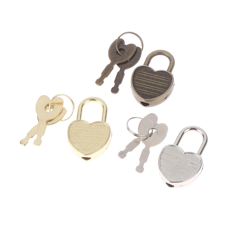 小物 PADLOCK KEY HANGER 1pcs Mini Padlocks Key Lock With Key Luggage Lock For Zipper Bag