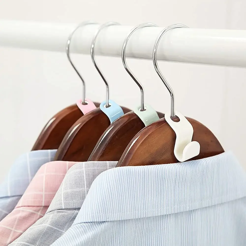 10/5pcs Multi-function Clothes Hanger Connector Hooks Cascading Plastic Wardrobe Organizer Rack Holder Space Saving Organizer