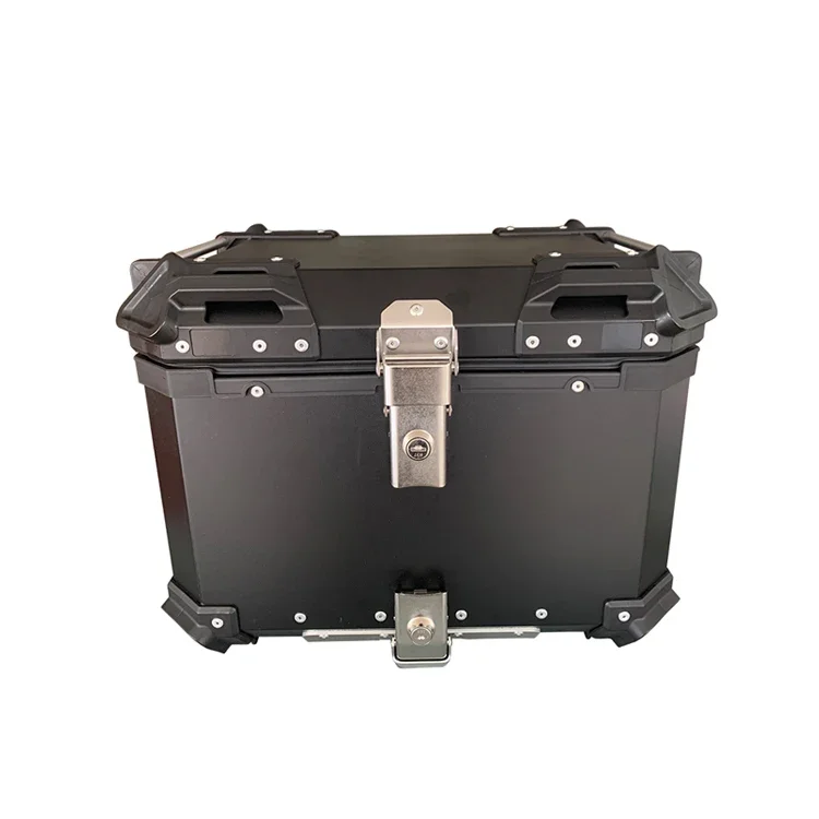 High quality durable rear luggage case motorcycle aluminum alloy tail box