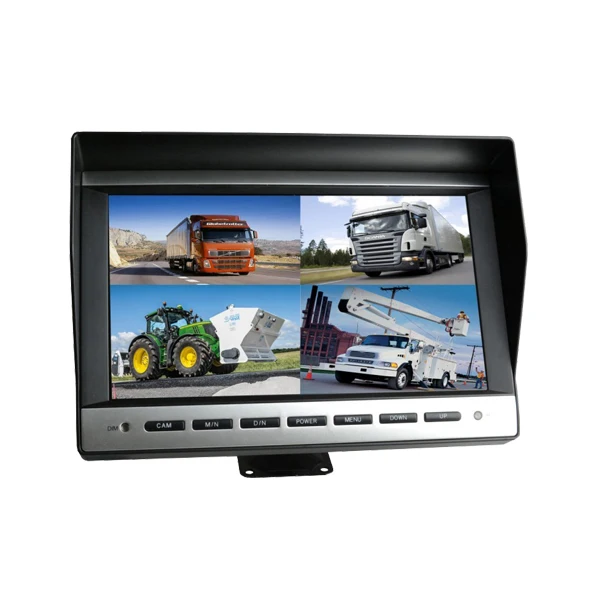 Wide Angle Backup Camera 10.1inch AHD Monitor Waterproof Rear View System Night Vision Car Reversing Aid System