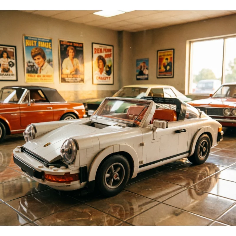 

Набор технических конструкторов 2026 Icons: Ретро-модель автомобиля 2-в-1 для взрослых и подростков, игрушки, идея для подарка на Рождество, сделай сам