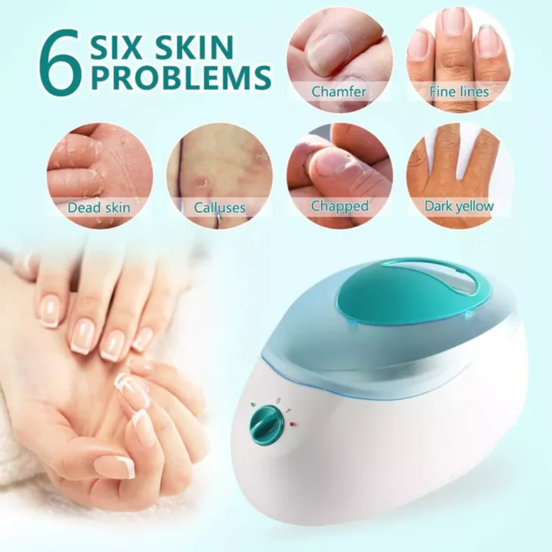 2.2L Electric Paraffin Wax Machine Paraffin Spa Moisturizing System for Hand Feet Arthritis and Deep Skin Moisturize