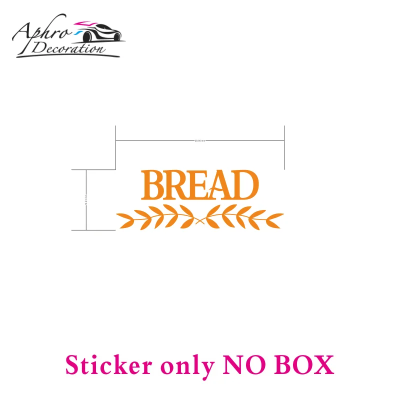Bread Box Storage Canister Label Decal Sticker Kitchen Resturant Shop Farmhouse Style Pantry Decor Vinyl #115
