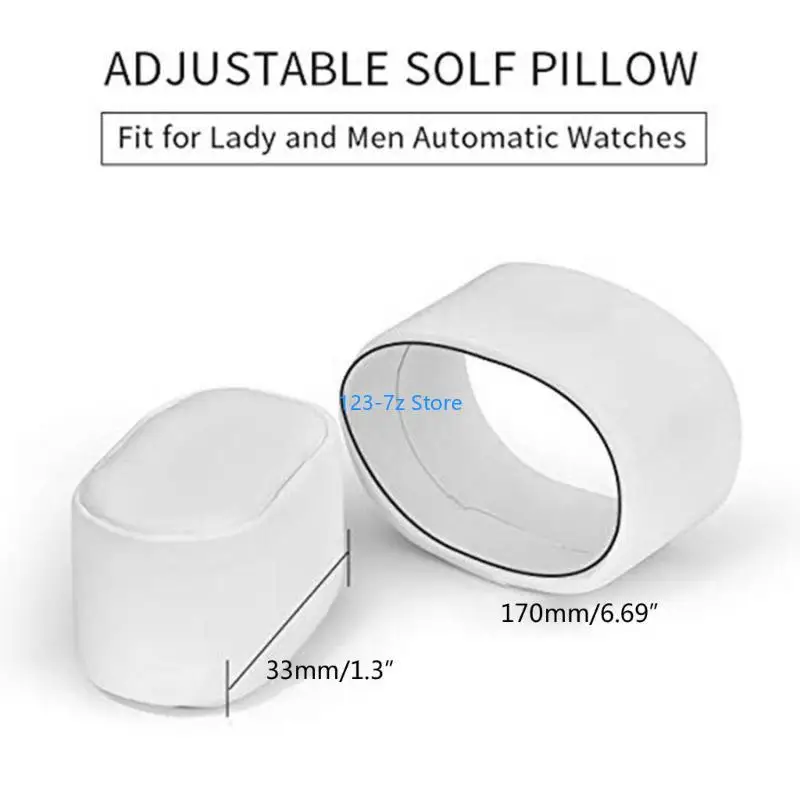 A9BF سوار ساعة عرض موقف وسادة ساعة عرض موقف ماكينة لف ساعات أوتوماتيكية الوسائد الصغيرة المنظمون دائم #6