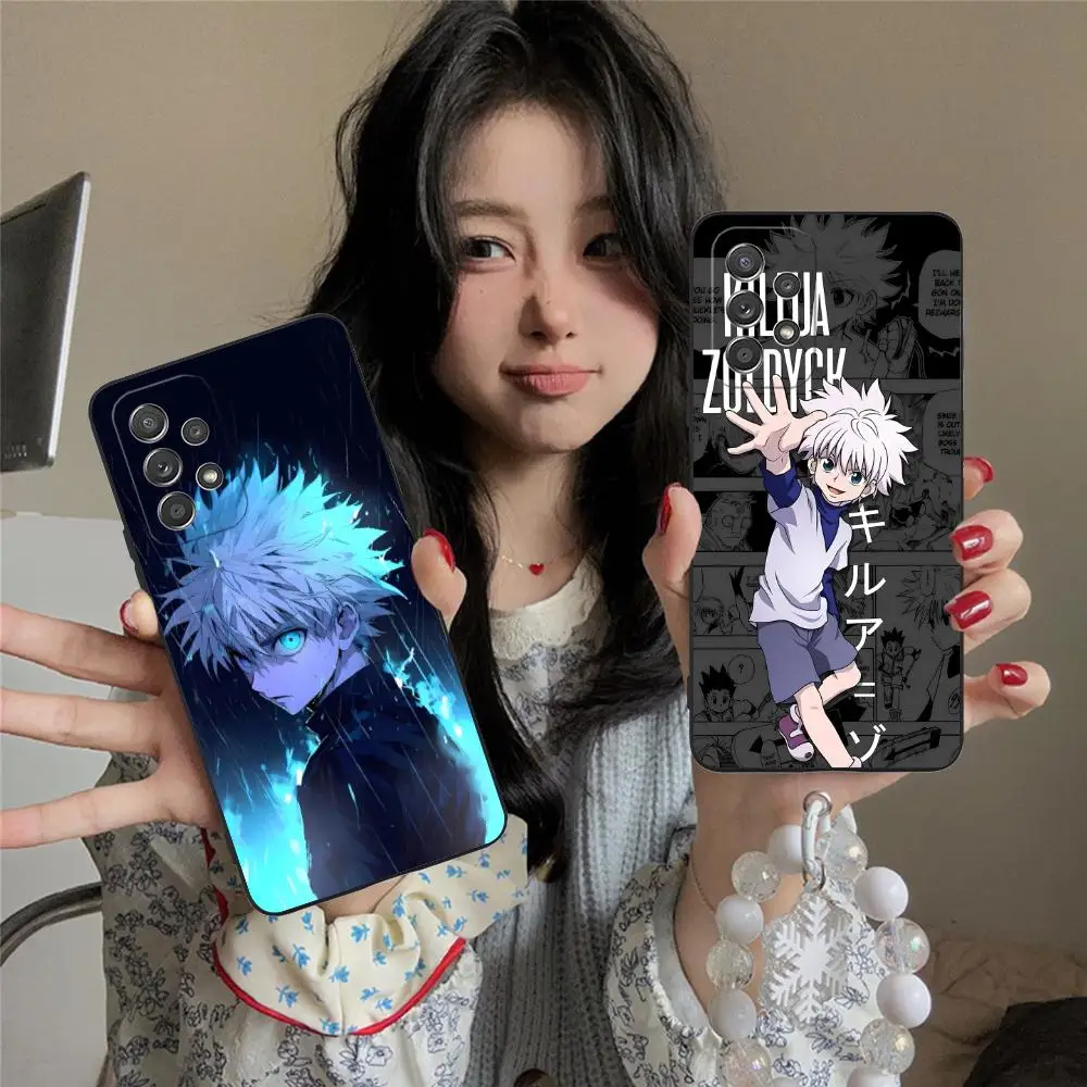 

Чехол для мобильного телефона Hunter Killua для Samsung Galaxy M55 54 42 35 34 33 32 23 22 15 14 13 12 F55 5G Цветной защитный чехол Роскошный
