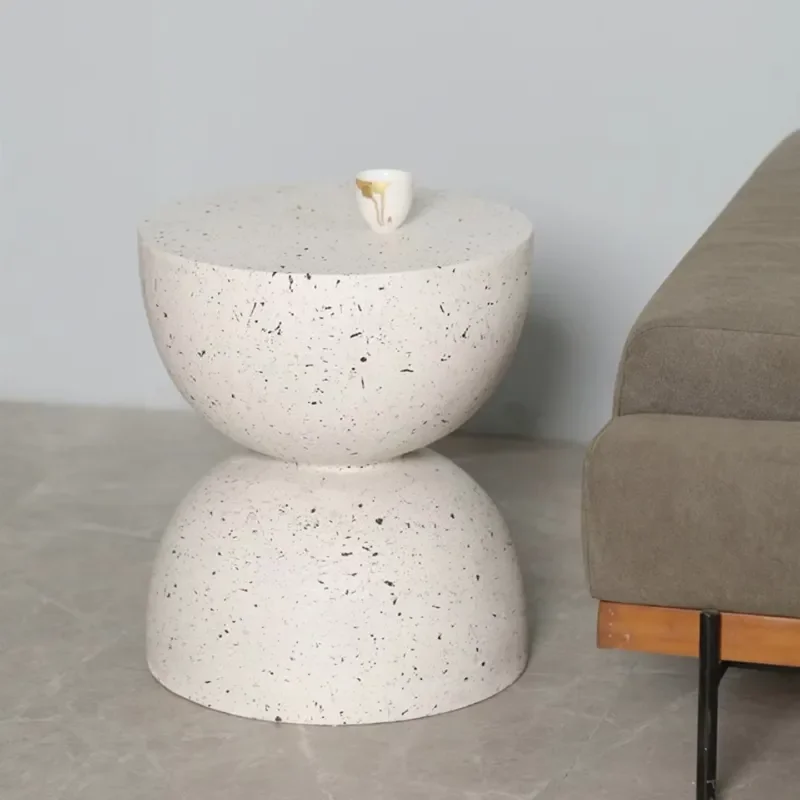 Nordic simple living room magnesium oxide coffee table entrance table