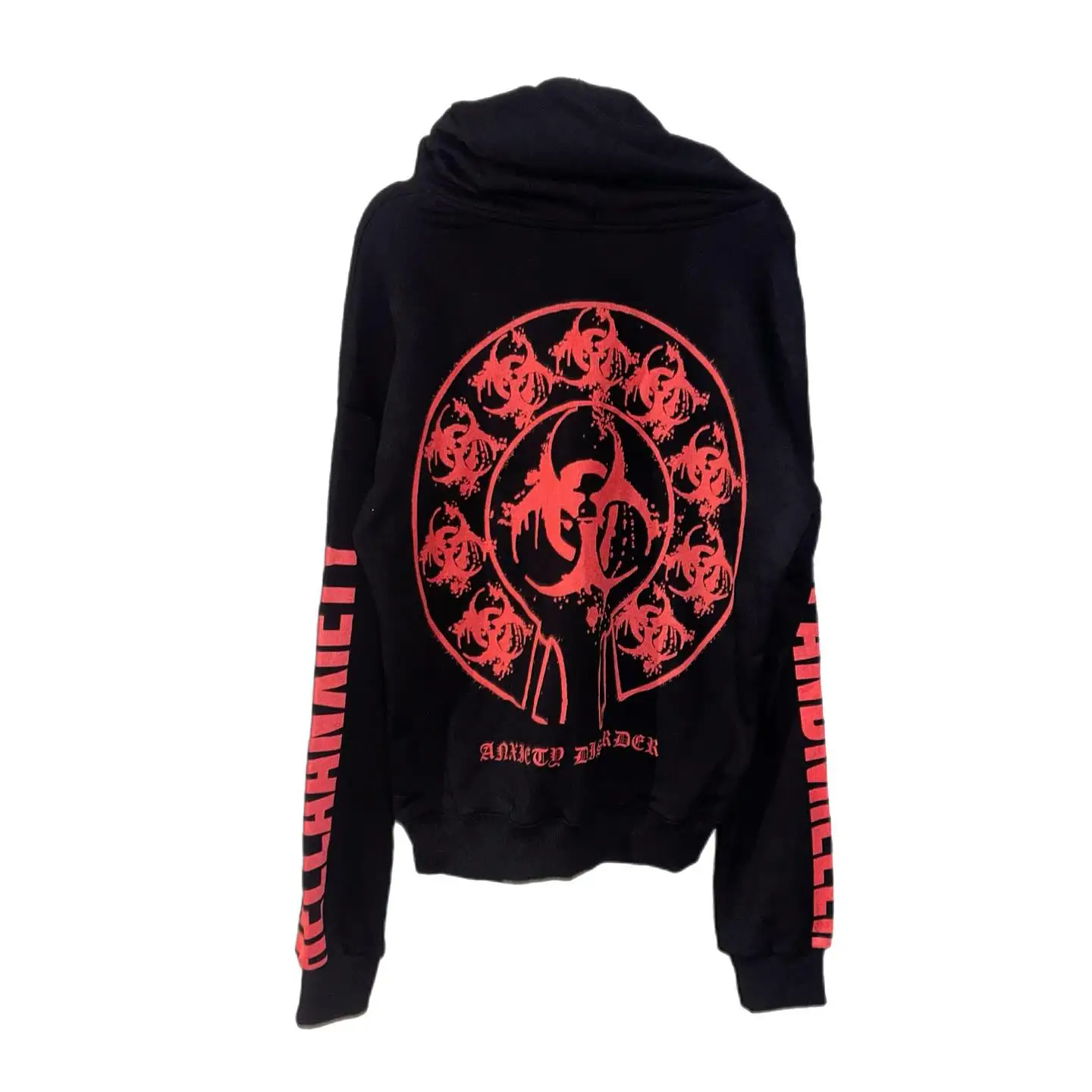 Hip Hop Drolandmiller Hoodies ผู้หญิง Gothic Punk Streetwear Grunge Harajuku Y2k TOP เสื้อกันหนาว Goth ขนาดใหญ่ Hoodie เสื้อผ้า