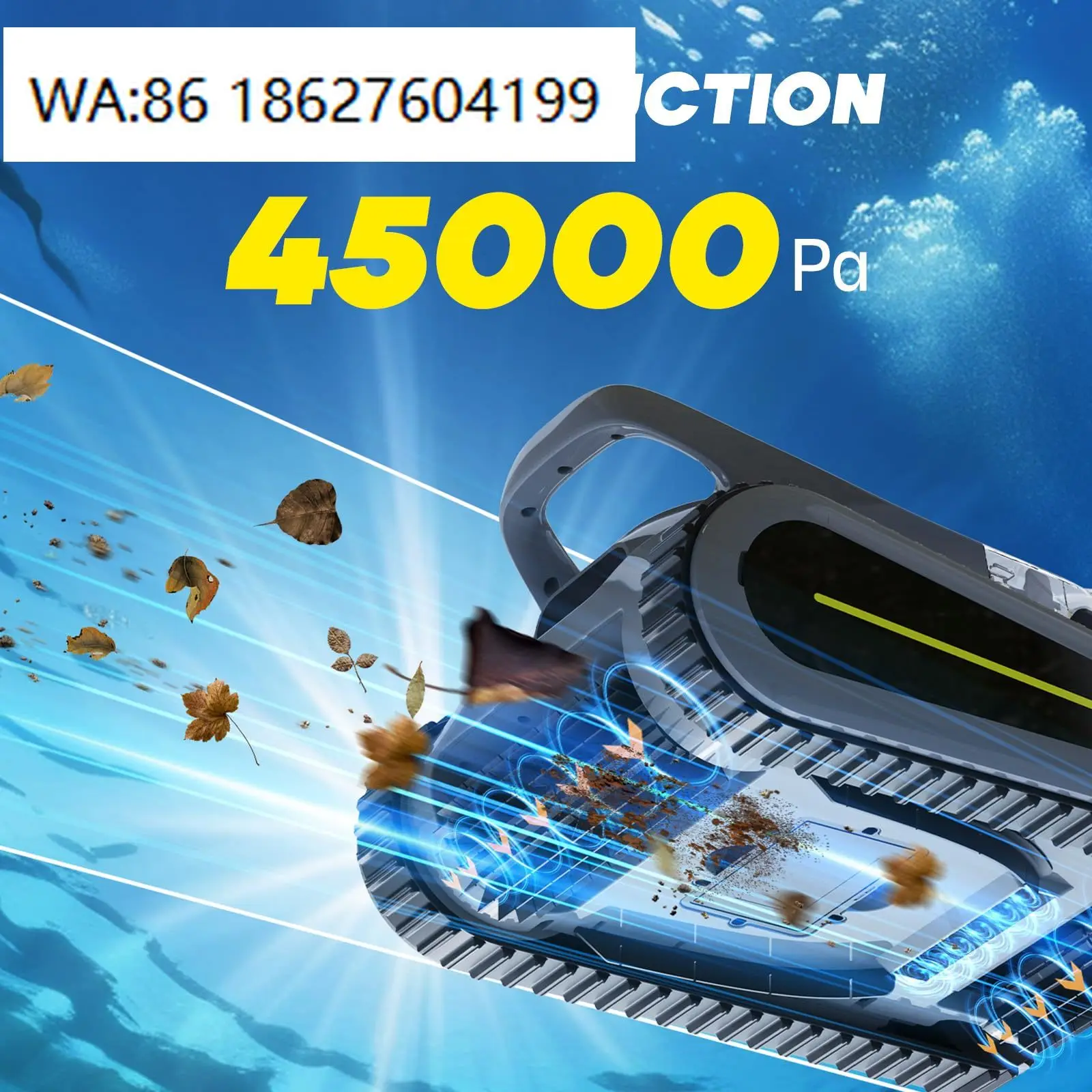 Pool Surface Cleaner Self-Parking Leaves Debris Removal Intelligent Navigation Cleaning Robot