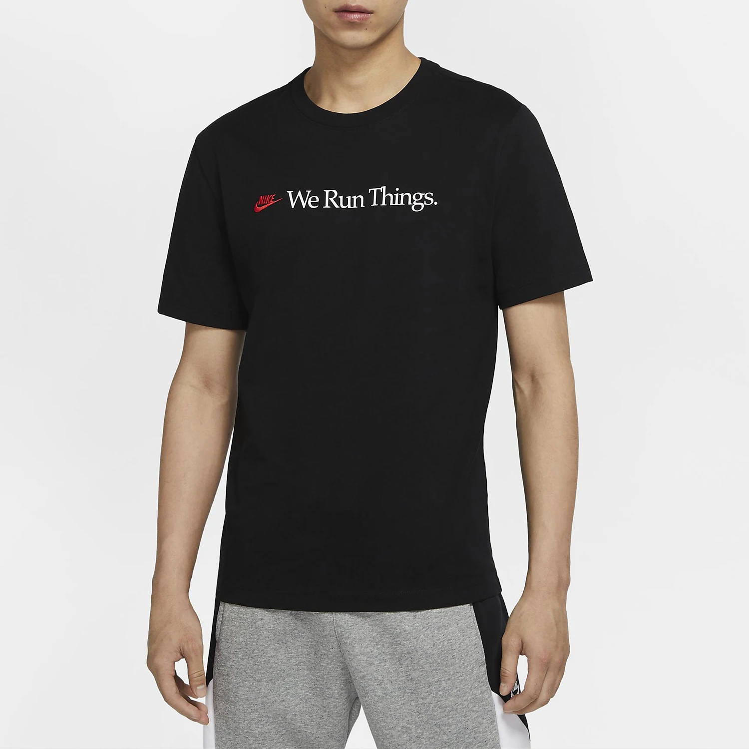 

Мужская модная дышащая повседневная спортивная футболка Nike Authentic New Season с короткими рукавами CT6877-010