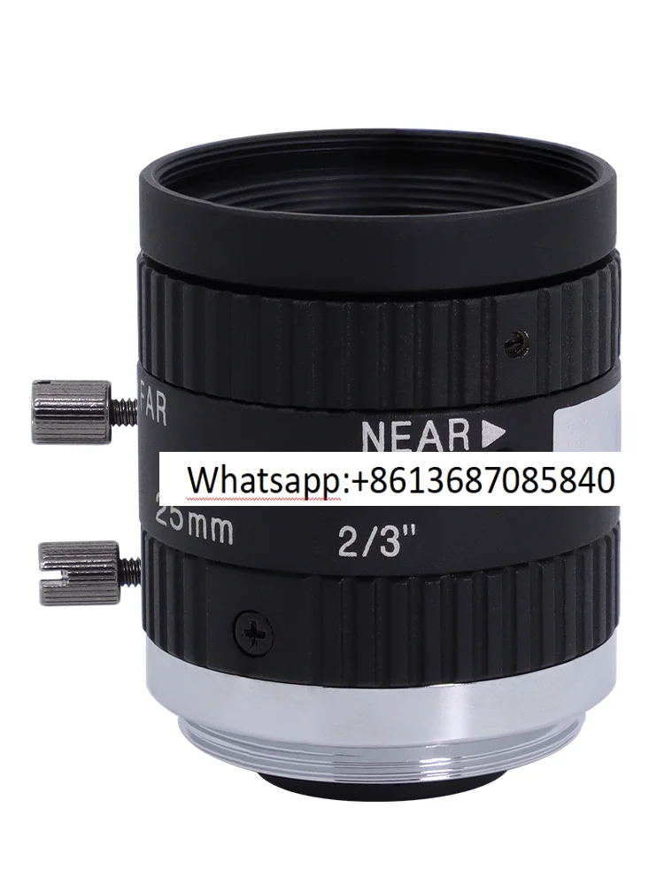 FM-MP5 Industrial lens 2/3 camera C-port wide-angle 8mm12mm16mm20mm25mm50mm low distortion lens 5 million