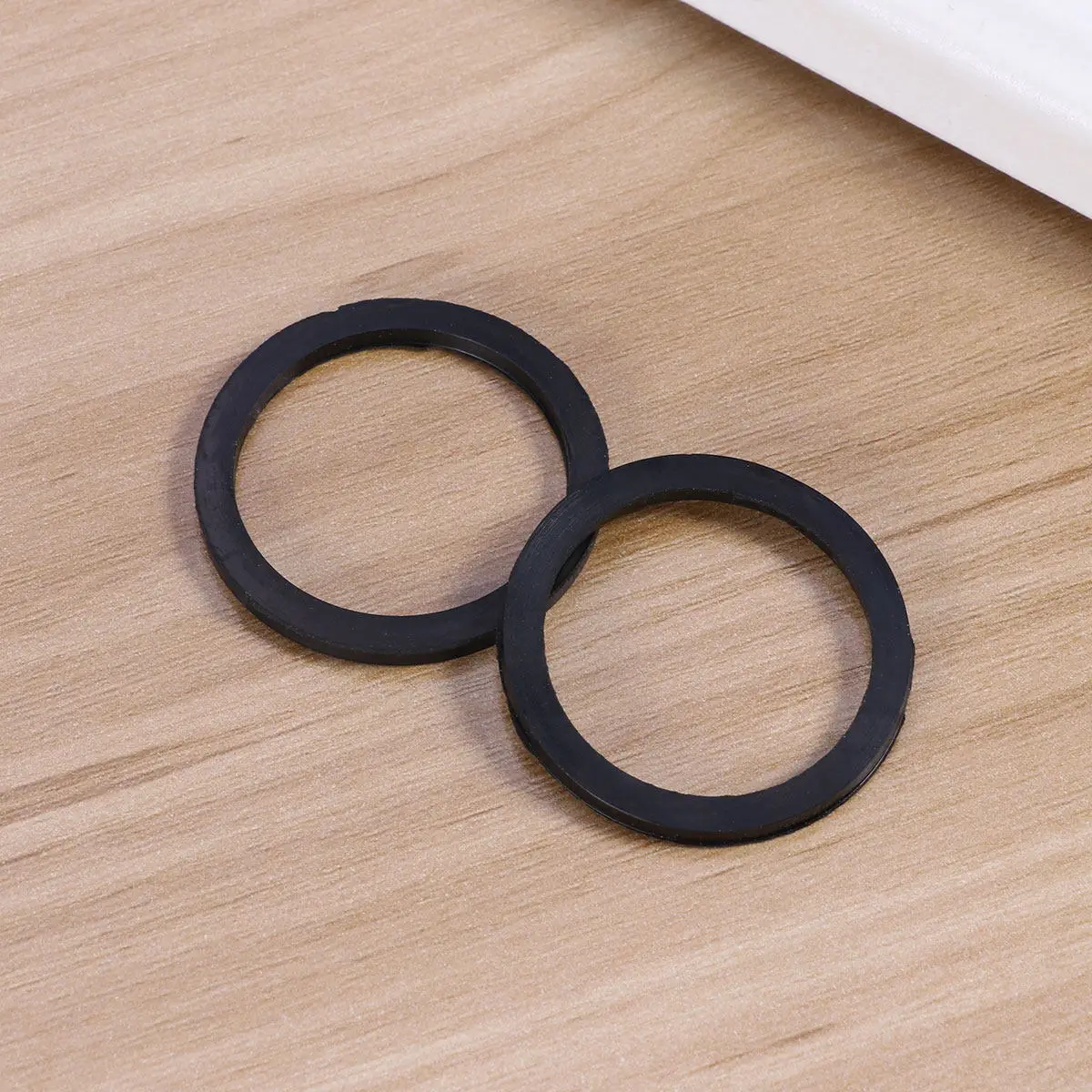 

2Pcs Rubber Seal Rings Assorted Anti-Corrosion Elastic Flat Gaskets for Electrical Mechanical Industrial Construction Household