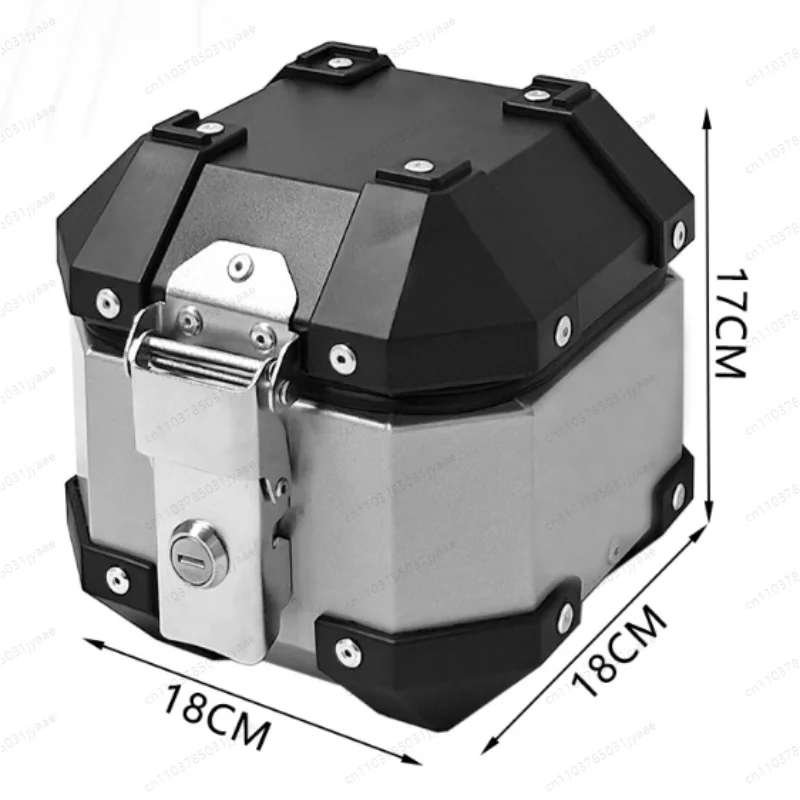 Super Small Mini 5/8L Aluminum Alloy Small Tail Box Motorcycle  Electric Vehicle Small Size Tail Box