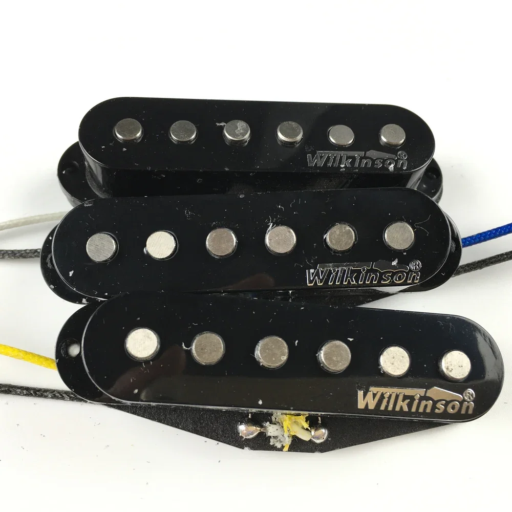 Wilkinson Premium 60's WVS Alnico V Single Coil Guitar Pickups Black Electric Guitar Pickups For ST guitar Made In Korea