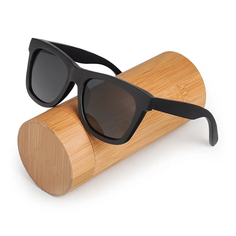 BOBO BIRD Ebony Wooden Male Lady Sunglasses Men's Luxury Brand Designer Polarized Sun Glasses Vintage sunglass women eyewear