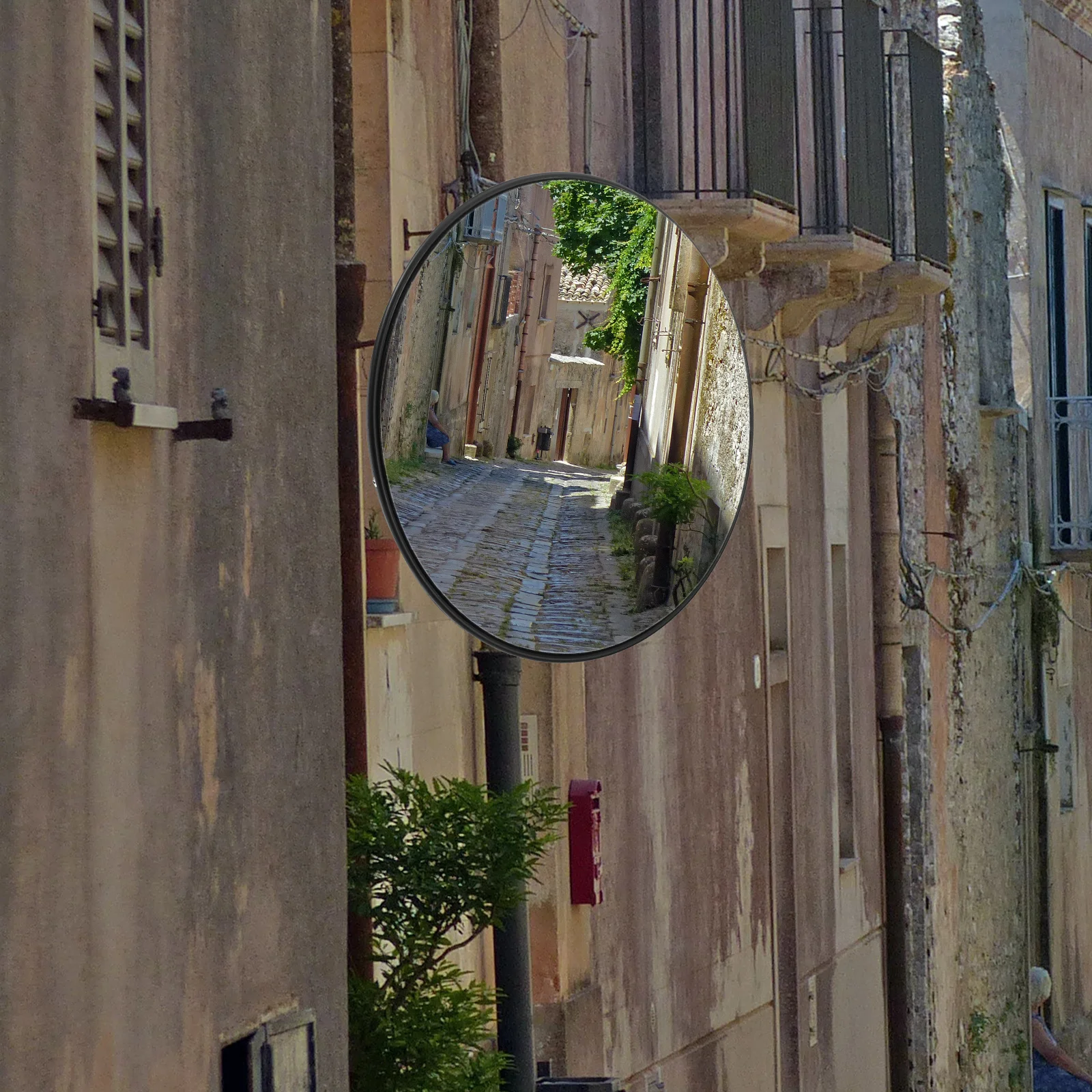 Convex Wide Angle Mirror Lens Corner Traffic Mirror Blind Spot Safety Security for Store Garage Driveway Corner Mirrors