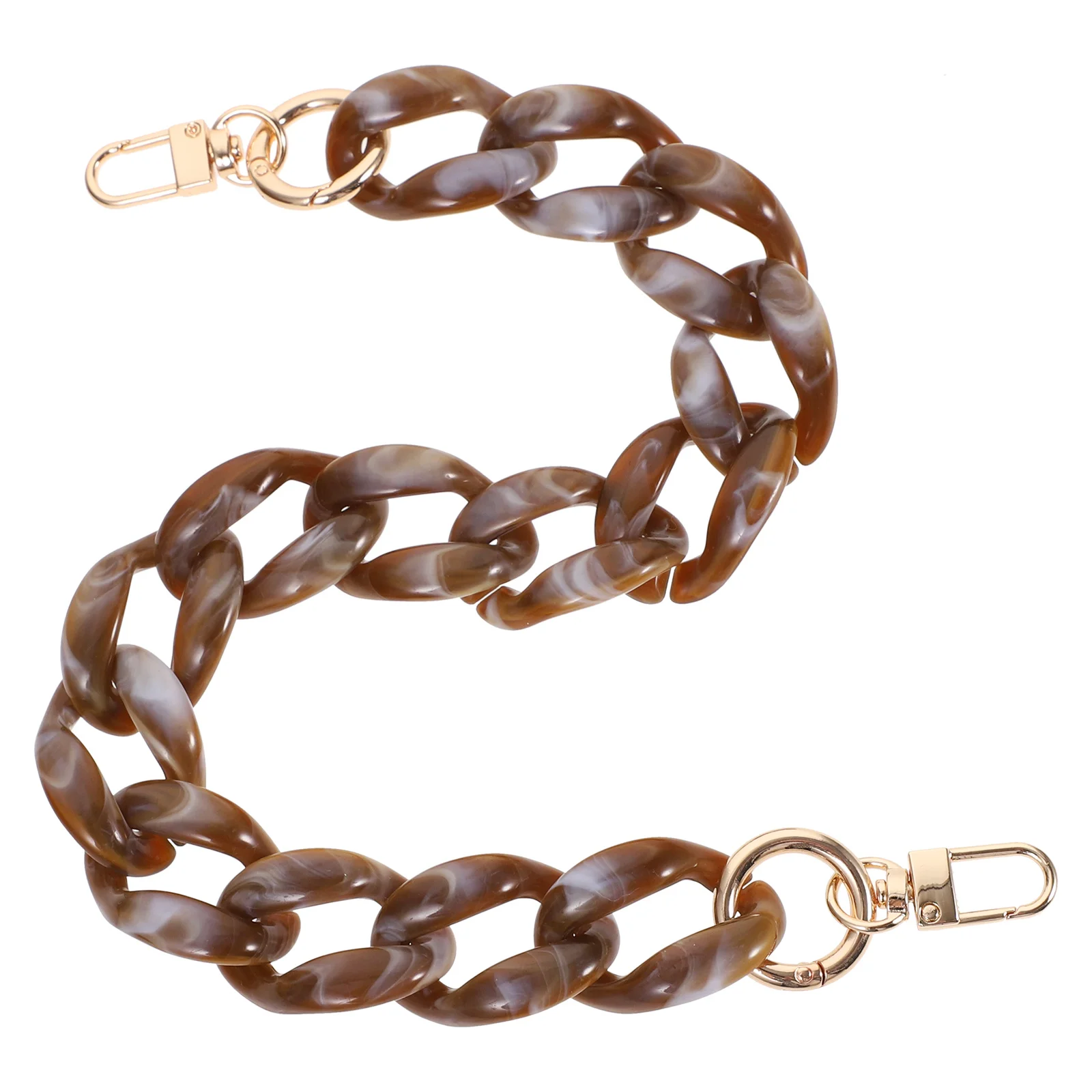 Fischgrätenkette Ersatztasche Kettenriemen für DIY Handtasche Geldbörse Tote Acryl Dekorativ Modisches Griffzubehör