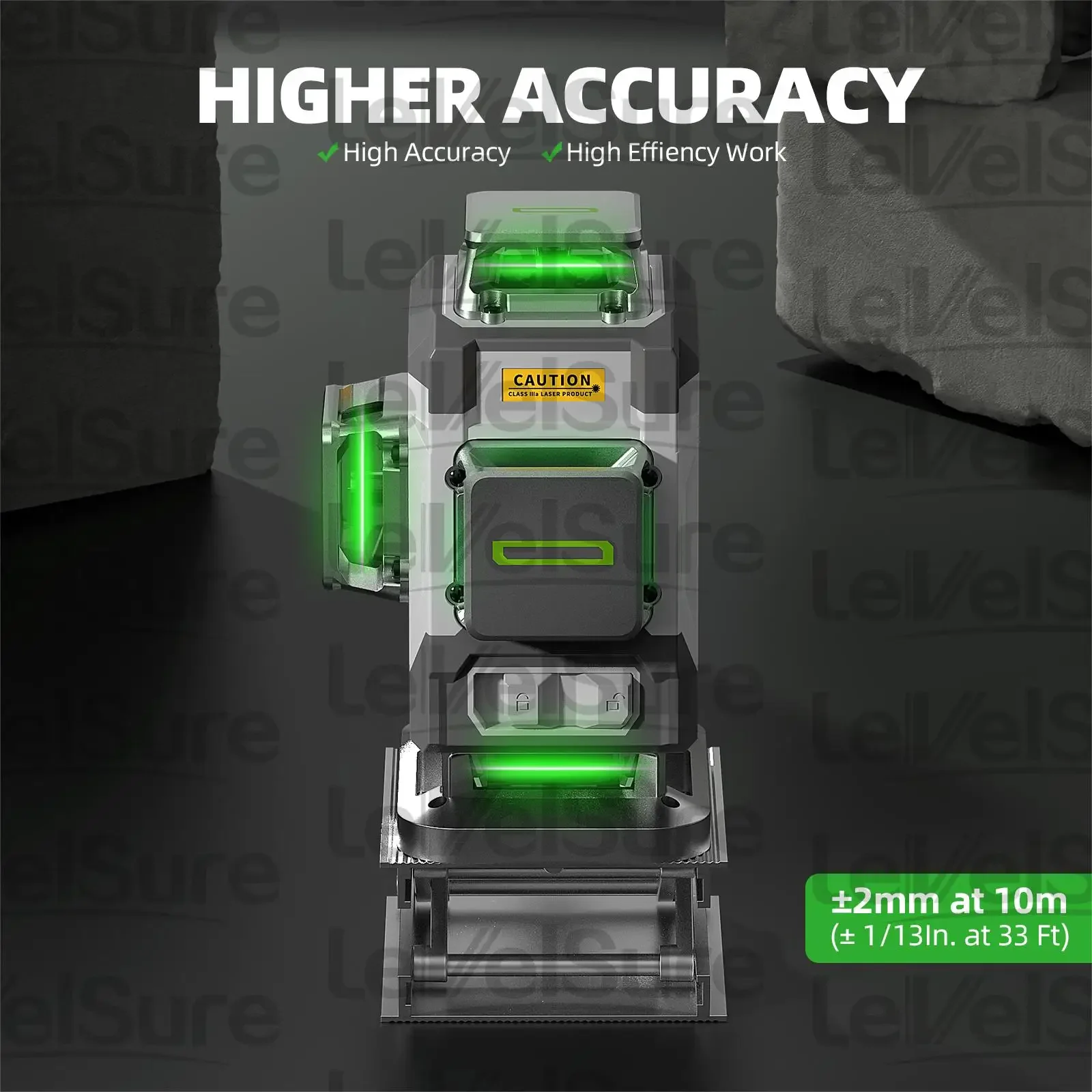 Huepar ZK04CG Cross Lines Laser Level High Accurate Self Leveling 360 OEM ODM Customized Logo Features