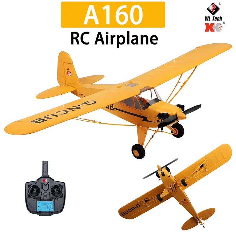 WLtoys RC Samolot XK A160-J3, zdalnie sterowany, rozpiętość skrzydeł 650 mm, 5 kanałów, 2,4 GHz, silnik bezszczotkowy, obsługuje tryby 3D/6G, wykonany z pianki EPP. — Zdjęcie 2 z 2
