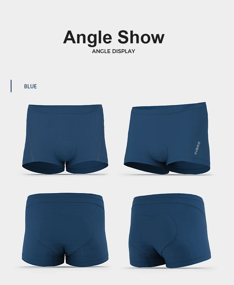 INBIKE Fahrradshorts Herren Sommer Schwammkissen Schweißableitend Schnelltrocknend Outdoor MTB Langstrecken-Fahrradbekleidung – Detail 13