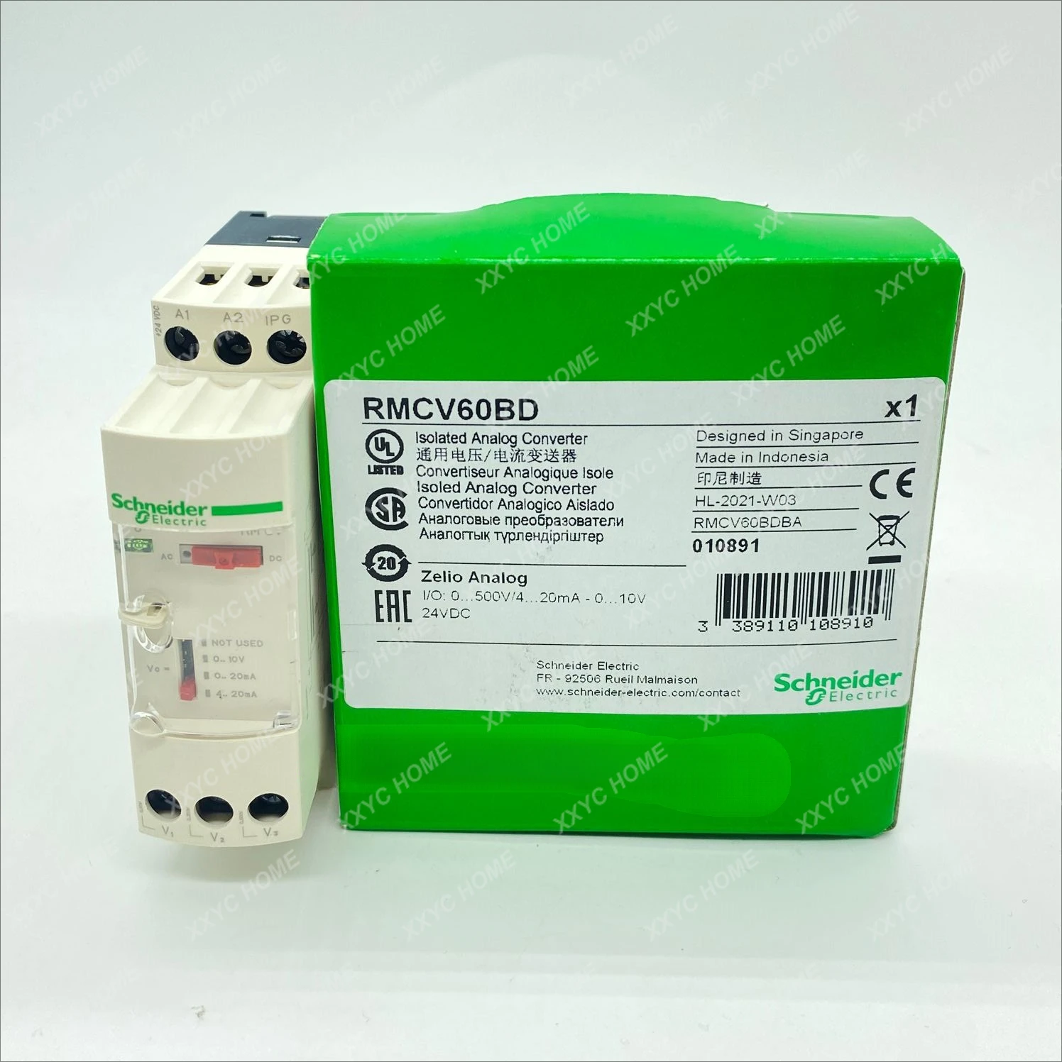 RMCV60BD Schneider Universal Voltage/Current Transmitter Original Input 0-500V