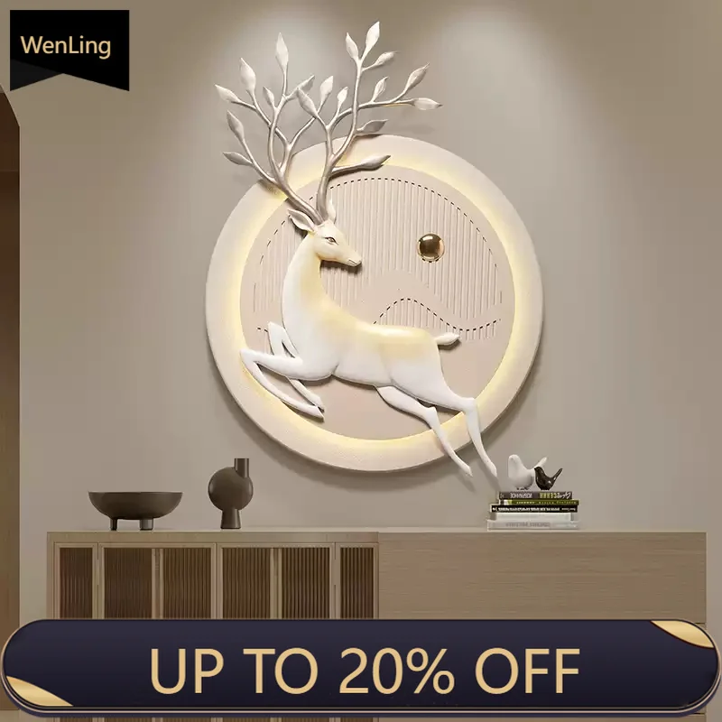 Entrance Xuanxin Chinese Light Luxury Cream Wind Vertical Version Of LED Wall Lamp Painting Corridor Advanced Sense Of Lighting