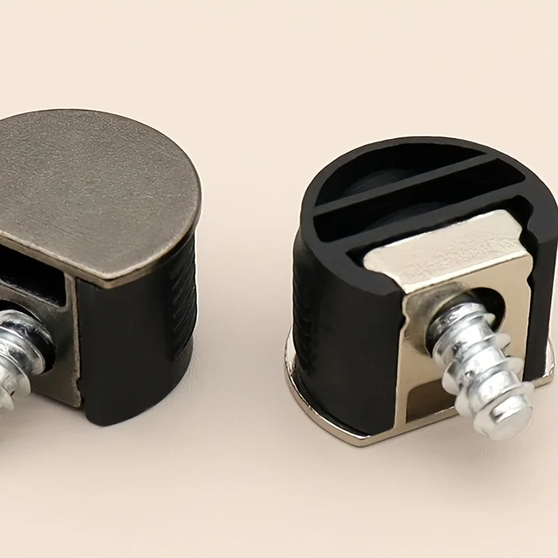 20 juegos, conectores ocultos para muebles de paleta de tablero 3 en 1 de liberación rápida móviles, accesorios de Hardware para estanterías de armario, soporte para estante