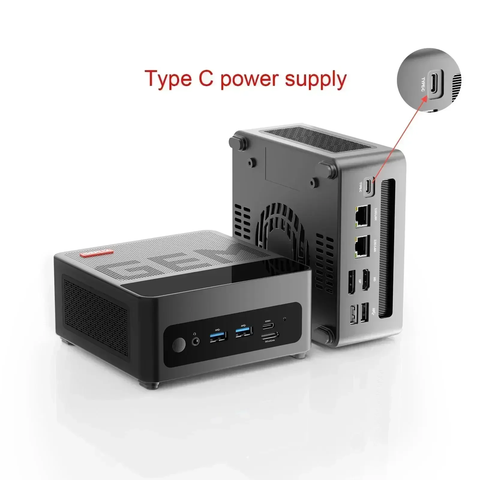 جديد! Chatreey GEM Mini PC R7 8845HS 7840HS 780M R9 6900HX 680M كمبيوتر مكتبي للألعاب مع WiFi 6/Bluetooth 5.2/OCuiLink/HDMI