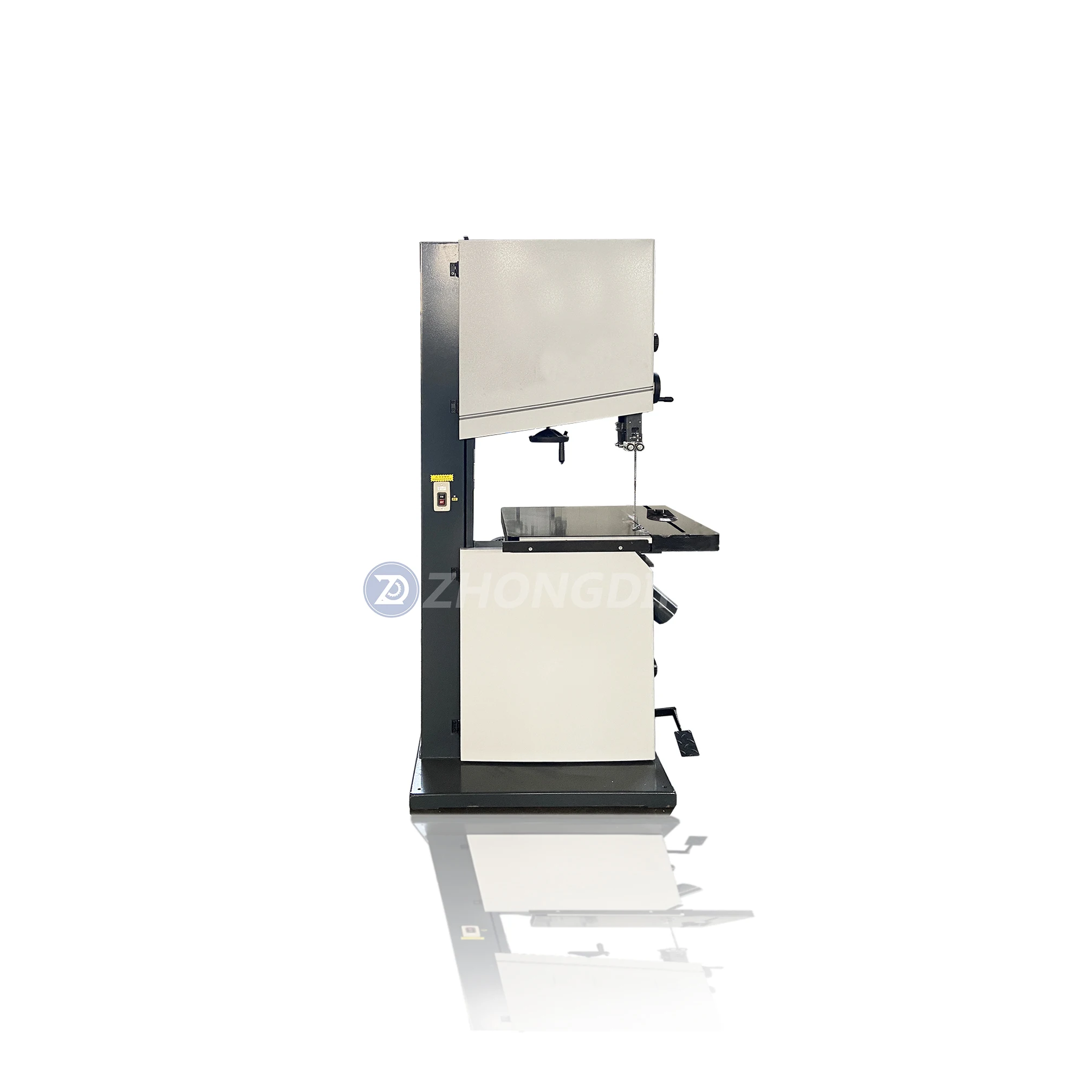 QDZD Vertical Band Saw for Woodworking Motor-Driven 3kw High-Power Cutting Machine 580mm Max Working Width 1 Year Warranty Long