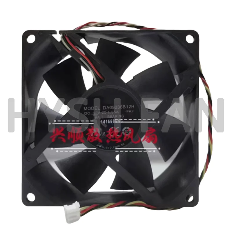 DA09238B12H 12V 1.35 9038 3-wire Server Large Air Cooling Fan