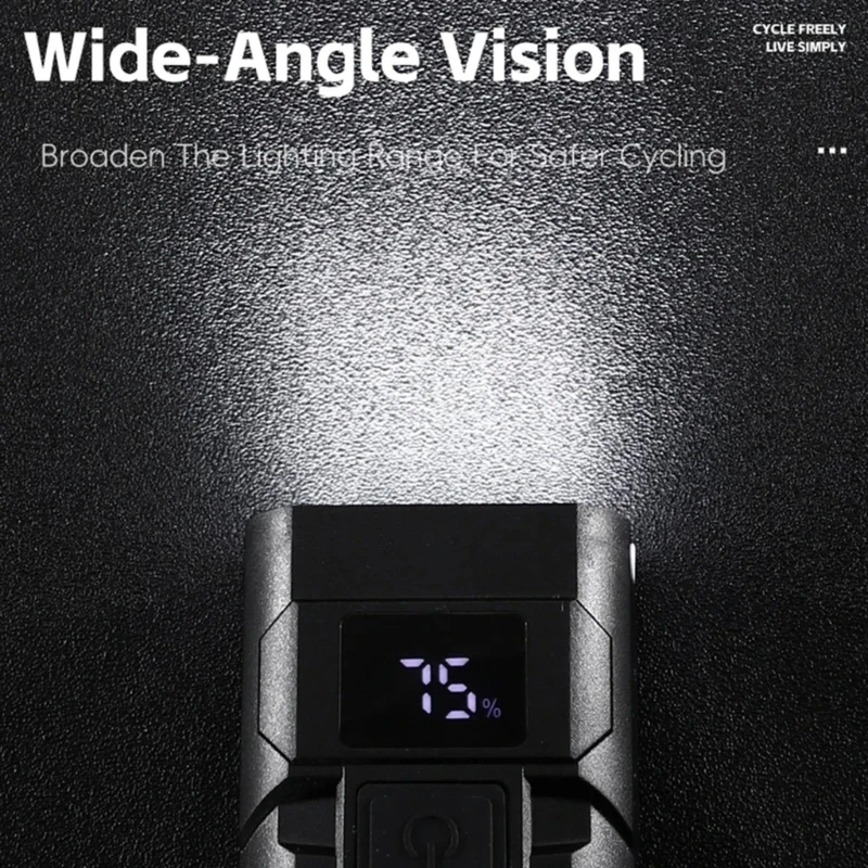 

Bright LED Rechargeable Bike Light 4 Light Modes Waterproofs Road Bicycles Light Front Headlight Easy to Install